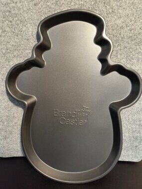 Brand Castle Snowman Shaped Baking Pan 10.5" x 14.5" Holiday Cake Pan